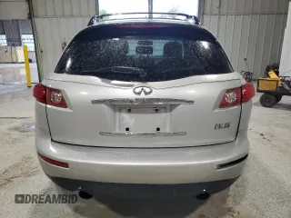 2006 Infiniti FX with VIN JNRAS08U76X101736, listed as a Copart auction lot 51005565 with 129,556 mi miles and Salvage Title. Bid and sale history available at DreamBid. Image 6.