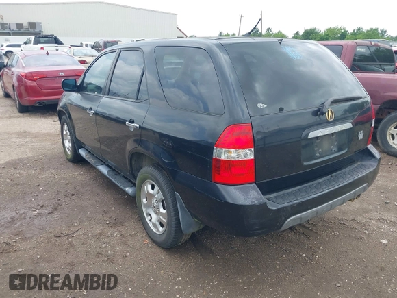 2002 Acura MDX with VIN 2HNYD18222H520633, listed as a IAAI auction lot 42088694 with 200,837 mi miles. Bid and sale history available at carsss.com. Image 3.