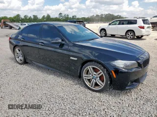 2015 BMW 5 Series 550i with VIN WBAKN9C50FD961539, listed as a Copart auction lot 62201055 with 129,182 mi miles and Clean title. Bid and sale history available at DreamBid. Image 4.