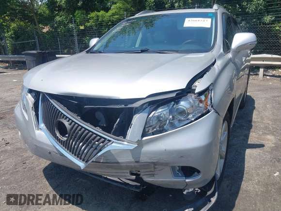 2010 Lexus RX 350 with VIN 2T2ZK1BAXAC012642, listed as a IAAI auction lot 42661517 with 150,270 mi miles and . Bid and sale history available at DreamBid. Image 6.