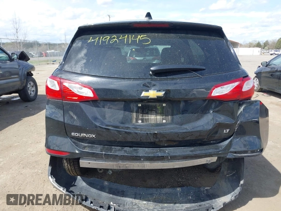 2019 Chevrolet Equinox LT with VIN 3GNAXKEVXKL279485, listed as a IAAI auction lot 41924145 with 90,102 mi miles and . Bid and sale history available at DreamBid. Image 16.