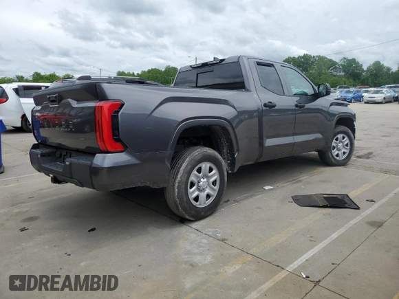 2022 Toyota Tundra SR with VIN 5TFKB5AA3NX016733, listed as a Copart auction lot 56575425 with 27,915 mi miles and Clean title. Bid and sale history available at DreamBid. Image 3.