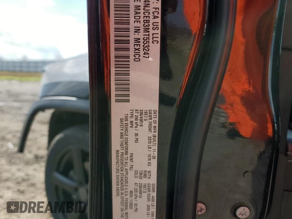 2021 Jeep Compass 80th Anniversary with VIN 3C4NJCEB3MT553247, listed as a Copart auction lot 44465515 with 90,627 mi miles and Salvage Title. Bid and sale history available at carsss.com. Image 15.