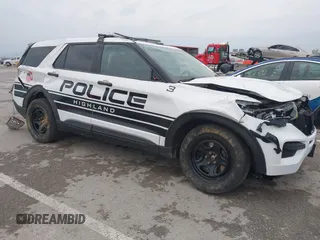 2021 Ford Police Interceptor Utility z VIN 1FM5K8ABXMGB24848, wystawiony jako IAAI lot #42060457 z przebiegiem Nie podano mil oraz . Historia ofert i sprzedaży dostępna na DreamBid. Obrazek 1.