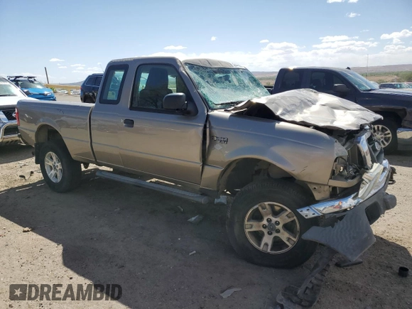 2005 Ford Ranger XL with VIN 1FTZR15E05PA27186, listed as a Copart auction lot 53549895 with 128,358 mi miles and Non repairable. Bid and sale history available at DreamBid. Image 4.