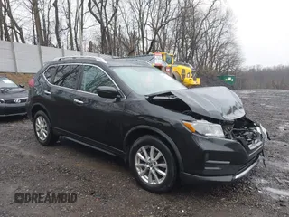 2018 Nissan Rogue SV with VIN KNMAT2MV1JP622161, listed as a IAAI auction lot 42012618 with 123,427 mi miles and . Bid and sale history available at carsss.com. Image 1.