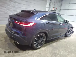 2022 Infiniti QX55 Essential z VIN 3PCAJ5K36NF115362, wystawiony jako Copart lot #48973565 z przebiegiem 30 465 mil mil oraz Szkody całkowita. Historia ofert i sprzedaży dostępna na DreamBid. Obrazek 3.