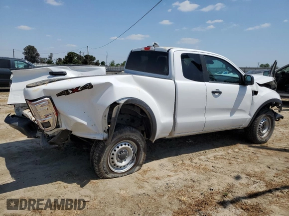 2021 Ford Ranger XL with VIN 1FTER1FH7MLD77427, listed as a Copart auction lot 55785745 with 79,323 mi miles and Salvage title. Bid and sale history available at DreamBid. Image 3.