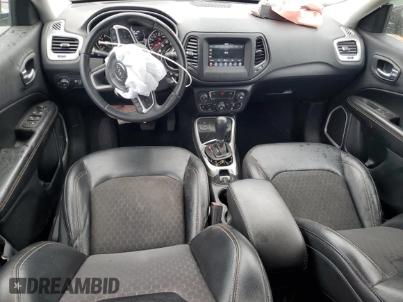 2019 Jeep Compass Altitude with VIN 3C4NJCBB8KT772853, listed as a Copart auction lot 87075124 with 91,746 mi miles and Salvage Title. Bid and sale history available at carsss.com. Image 8.