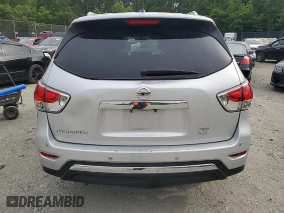 2014 Nissan Pathfinder Platinum with VIN 5N1AR2MM8EC613195, listed as a Copart auction lot 58417025 with 160,109 mi miles and Clean title. Bid and sale history available at DreamBid. Image 6.