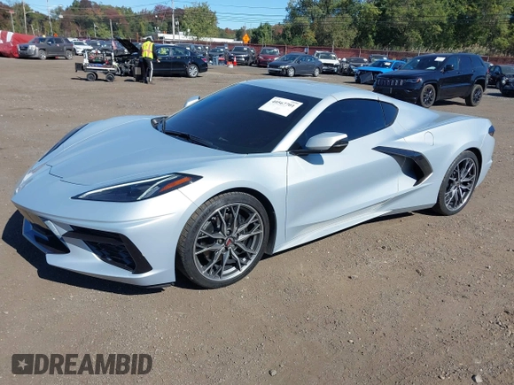 2023 Chevrolet Corvette 2LT with VIN 1G1YB2D43P5112903, listed as a IAAI auction lot 40567701 with 25,631 mi miles and . Bid and sale history available at DreamBid. Image 19.