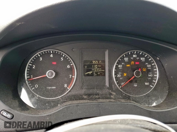 2013 Volkswagen Jetta SE z VIN 3VWDP7AJ9DM423818, wystawiony jako Copart lot #53153885 z przebiegiem 143 350 mil mil oraz Czysty tytuł • Clean title. Historia ofert i sprzedaży dostępna na DreamBid. Obrazek 9.