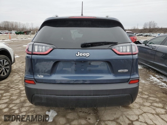 2021 Jeep Cherokee Latitude with VIN 1C4PJLCB3MD196105, listed as a Copart auction lot 44984435 with 32,155 mi miles and Salvage Title. Bid and sale history available at carsss.com. Image 6.