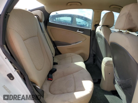2012 Hyundai Accent GLS with VIN KMHCU4AE1CU151330, listed as a Copart auction lot 47549425 with 159,696 mi miles and Salvage Title. Bid and sale history available at carsss.com. Image 10.