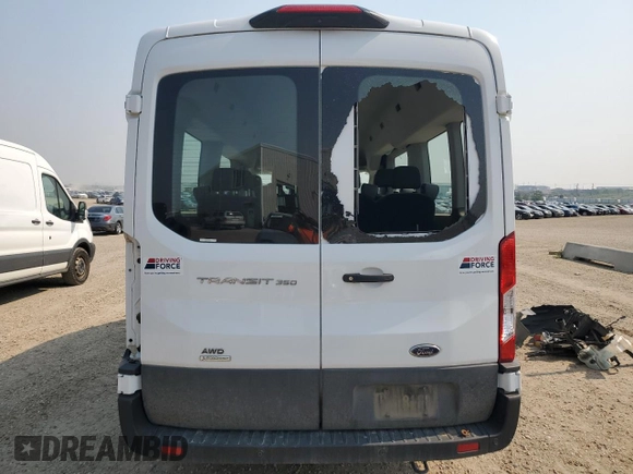 2023 Ford Transit Passenger XL z VIN 1FBAX9CG7PKA55917, wystawiony jako Copart lot #60463505 z przebiegiem 22 485 mil mil oraz Szkoda całkowita • Salvage title. Historia ofert i sprzedaży dostępna na DreamBid. Obrazek 6.