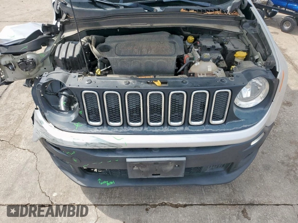 2018 Jeep Renegade Sport with VIN ZACCJAAB4JPG90198, listed as a Copart auction lot 54666365 with 100,561 mi miles and Salvage Title. Bid and sale history available at DreamBid. Image 12.