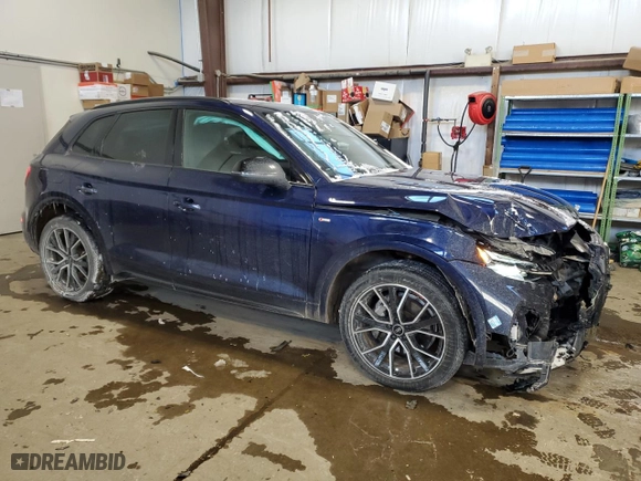 2022 Audi Q5 S line Premium Plus with VIN WA1EAAFY3N2018147, listed as a Copart auction lot 45600605 with 29,141 mi miles and Salvage Title. Bid and sale history available at carsss.com. Image 4.