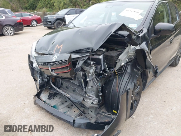 2023 Mitsubishi Mirage Black Edition with VIN ML32AWHJXPH006389, listed as a IAAI auction lot 40732836 with 5,971 mi miles and . Bid and sale history available at DreamBid. Image 6.