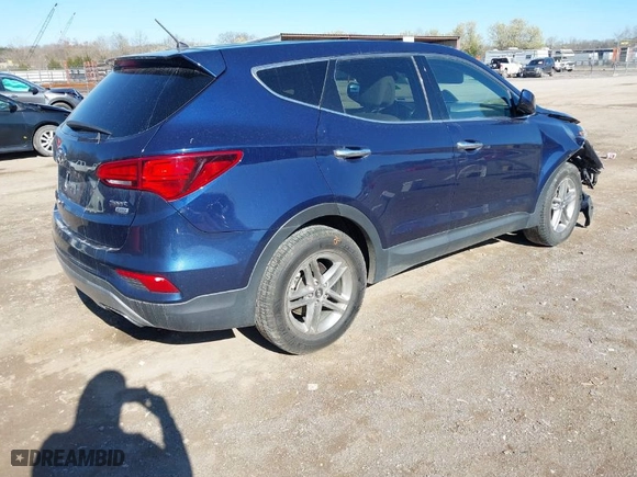 2018 Hyundai Santa Fe Sport 2.4L with VIN 5XYZTDLB1JG535613, listed as a IAAI auction lot 41845704 with 103,999 mi miles. Bid and sale history available at carsss.com. Image 4.