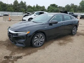 2022 Honda Insight Touring with VIN 19XZE4F94NE011720, listed as a Copart auction lot 60856475 with 19,512 mi miles and Salvage title. Bid and sale history available at DreamBid. Image 1.