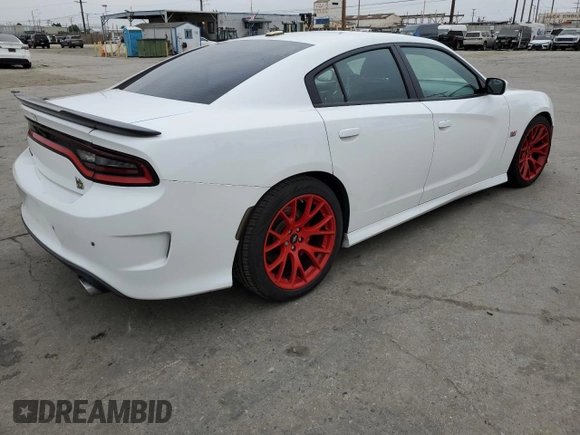 2019 Dodge Charger Scat Pack with VIN 2C3CDXGJXKH520282, listed as a Copart auction lot 57492795 with 46,261 mi miles and Salvage Title. Bid and sale history available at DreamBid. Image 3.