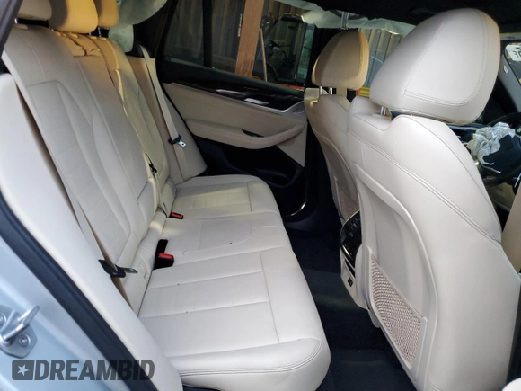 2020 BMW X3 xDrive30i with VIN 5UXTY5C0XL9C73799, listed as a Copart auction lot 48844655 with 37,526 mi miles and Salvage Title. Bid and sale history available at DreamBid. Image 11.