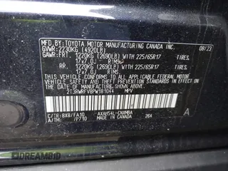 2023 Toyota RAV4 Hybrid XLE with VIN 2T3RWRFV8PW181044, listed as a IAAI auction lot 41629539 with 22,905 mi miles. Bid and sale history available at carsss.com. Image 9.