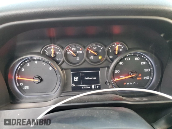 2020 Chevrolet Silverado 1500 Work Truck with VIN 1GCRWAEH7LZ259501, listed as a Copart auction lot 41835655 with 57,525 mi miles and Salvage Title. Bid and sale history available at DreamBid. Image 9.