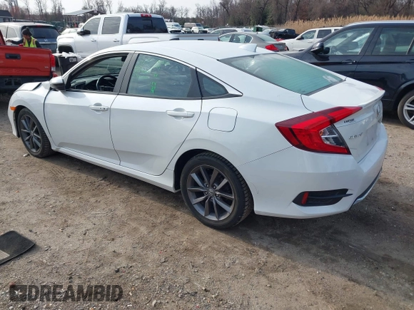 2019 Honda Civic Sedan EX with VIN 19XFC1F34KE018682, listed as a IAAI auction lot 41843545 with 73,992 mi miles. Bid and sale history available at carsss.com. Image 3.