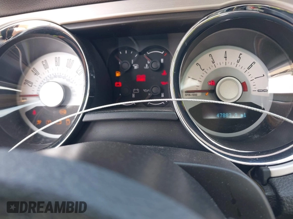 2011 Ford Mustang V6 with VIN 1ZVBP8AM8B5140806, listed as a IAAI auction lot 42039210 with 47,883 mi miles and . Bid and sale history available at DreamBid. Image 7.