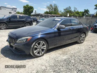 2015 Mercedes-Benz C-Class C 300 with VIN 55SWF4JB2FU078000, listed as a Copart auction lot 53239915 with 105,783 mi miles and Salvage Title. Bid and sale history available at carsss.com. Image 1.