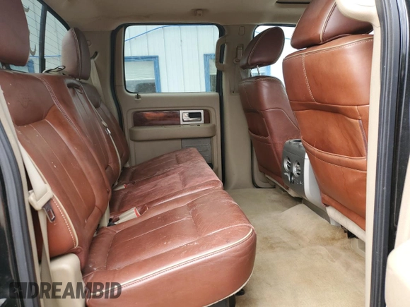 2010 Ford F-150 XL with VIN 1FTFW1EV7AKA98081, listed as a Copart auction lot 58248075 with 262,250 mi miles and Salvage title. Bid and sale history available at DreamBid. Image 10.