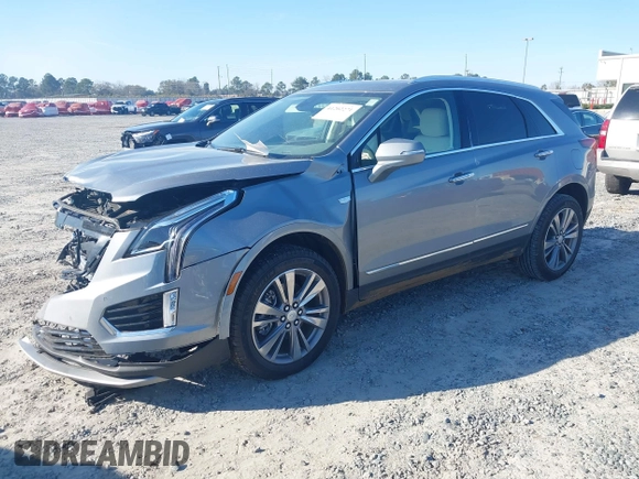 2024 Cadillac XT5 FWD Premium Luxury with VIN 1GYKNCR45RZ752636, listed as a IAAI auction lot 41202271 with 4,023 mi miles. Bid and sale history available at carsss.com. Image 17.