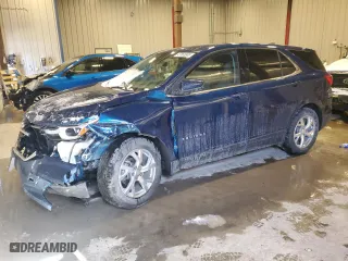 2020 Chevrolet Equinox LT with VIN 3GNAXUEV5LL248383, listed as a Copart auction lot 47865865 with 37,066 mi miles and Salvage Title. Bid and sale history available at carsss.com. Image 1.
