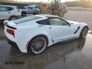 2019 Chevrolet Corvette Grand Sport 1LT with VIN 1G1YW2D77K5114077, listed as a Copart auction lot 76626264 with 4,194 mi miles and Salvage title. Bid and sale history available at DreamBid. Image 3.