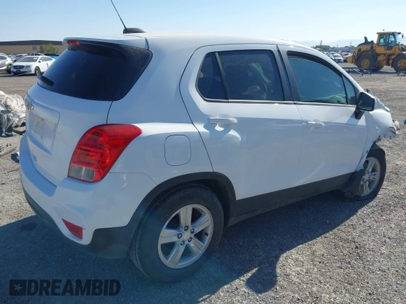 2020 Chevrolet Trax LS with VIN 3GNCJKSB4LL332316, listed as a IAAI auction lot 42486061 with Not provided miles and . Bid and sale history available at DreamBid. Image 4.