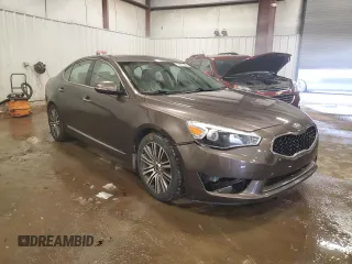 2014 Kia Cadenza Premium with VIN KNALN4D74E5137964, listed as a Copart auction lot 87814495 with 112,442 mi miles and Clean Title. Bid and sale history available at carsss.com. Image 4.