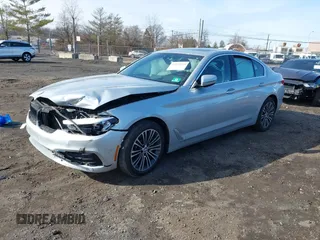 2019 BMW 5 Series 530i xDrive with VIN WBAJA7C57KWC77780, listed as a IAAI auction lot 41511124 with 35,696 mi miles. Bid and sale history available at carsss.com. Image 17.