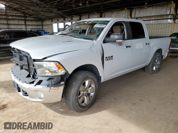 2018 Ram 1500 Big Horn with VIN 1C6RR7LG8JS104473, listed as a Copart auction lot 51190665 with 24,336 mi miles and Clean title. Bid and sale history available at DreamBid. Image 1.