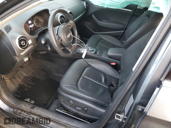 2015 Audi A3 2.0 TDI Premium Plus with VIN WAUCJGFF0F1078213, listed as a Copart auction lot 85661194 with 122,034 mi miles and Salvage Title. Bid and sale history available at carsss.com. Image 7.