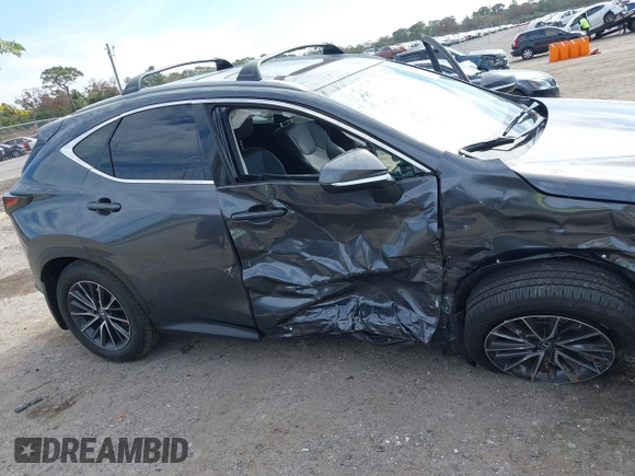 2025 Lexus NX with VIN 2T2GDCAZ1SC023969, listed as a IAAI auction lot 41502796 with 747 mi miles. Bid and sale history available at carsss.com. Image 14.