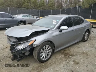 2020 Toyota Camry LE with VIN 4T1L11AK6LU337460, listed as a Copart auction lot 48389195 with 110,684 mi miles and Salvage Title. Bid and sale history available at carsss.com. Image 1.