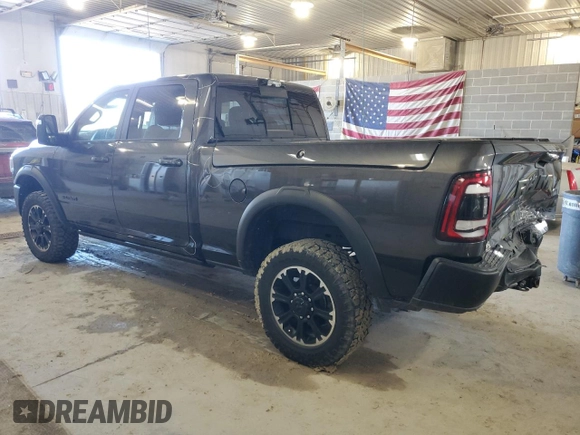 2024 Ram 2500 Rebel with VIN 3C6UR5EJ6RG160289, listed as a Copart auction lot 47935715 with 16,724 mi miles and Salvage Title. Bid and sale history available at carsss.com. Image 2.