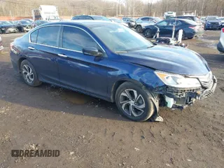 2016 Honda Accord Sedan LX with VIN 1HGCR2F38GA218452, listed as a IAAI auction lot 41510450 with 76,993 mi miles. Bid and sale history available at carsss.com. Image 1.