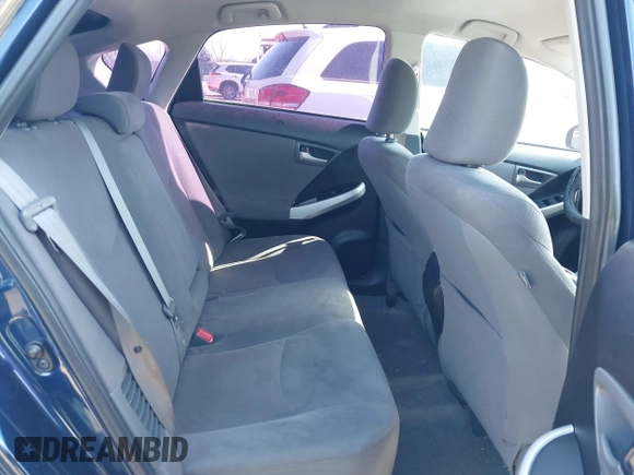 2012 Toyota Prius One with VIN JTDKN3DU0C1590224, listed as a IAAI auction lot 42034659 with Not Provided miles. Bid and sale history available at carsss.com. Image 8.