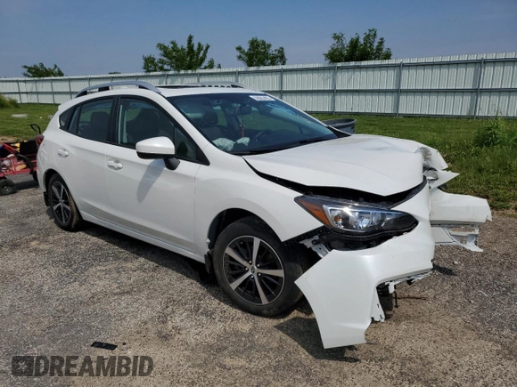 2022 Subaru Impreza Premium z VIN 4S3GTAD69N3728271, wystawiony jako Copart lot #59369425 z przebiegiem Nie podano mil oraz Nie do naprawy • Non repairable. Historia ofert i sprzedaży dostępna na DreamBid. Obrazek 4.