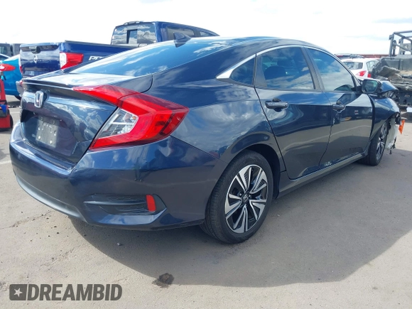 2017 Honda Civic Sedan EX-T with VIN 19XFC1F32HE010587, listed as a IAAI auction lot 41793102 with 98,724 mi miles. Bid and sale history available at carsss.com. Image 4.