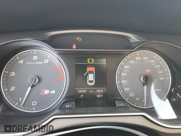 2013 Audi S4 Premium Plus with VIN WAUBGAFL4DA087684, listed as a Copart auction lot 74945454 with 120,491 mi miles and Salvage Title. Bid and sale history available at carsss.com. Image 9.