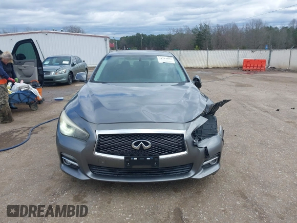 2014 Infiniti Q50 Sport with VIN JN1BV7AP5EM676199, listed as a IAAI auction lot 41721851 with 133,082 mi miles and . Bid and sale history available at DreamBid. Image 12.
