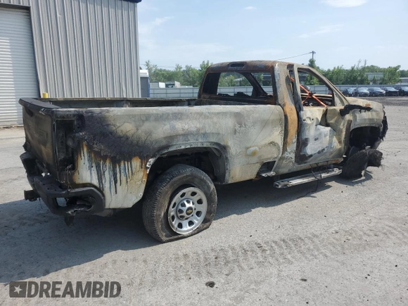 2020 Chevrolet Silverado 3500HD Work Truck with VIN 1GC3YSEY0LF252381, listed as a Copart auction lot 58845434 with 0 mi miles and Salvage Title. Bid and sale history available at carsss.com. Image 3.